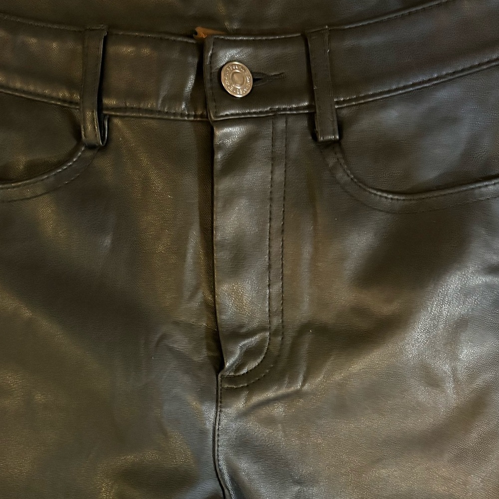 Free People Faux Leather Skinny Pants - Picture 5 of 16